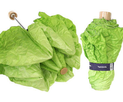 Romaine Lettuce Head Umbrella - http://coolthings.us