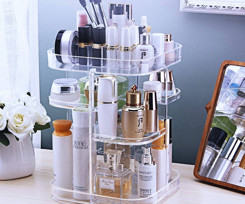 Rotating Makeup Organizer