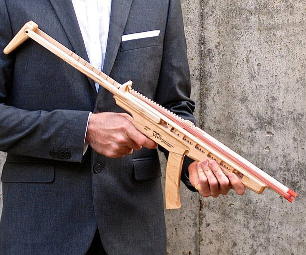 Rubber Band Machine Gun - //coolthings.us