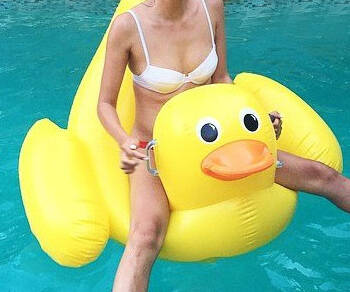 Rubber Ducky Float