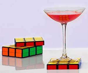 Rubik's Cube Coasters