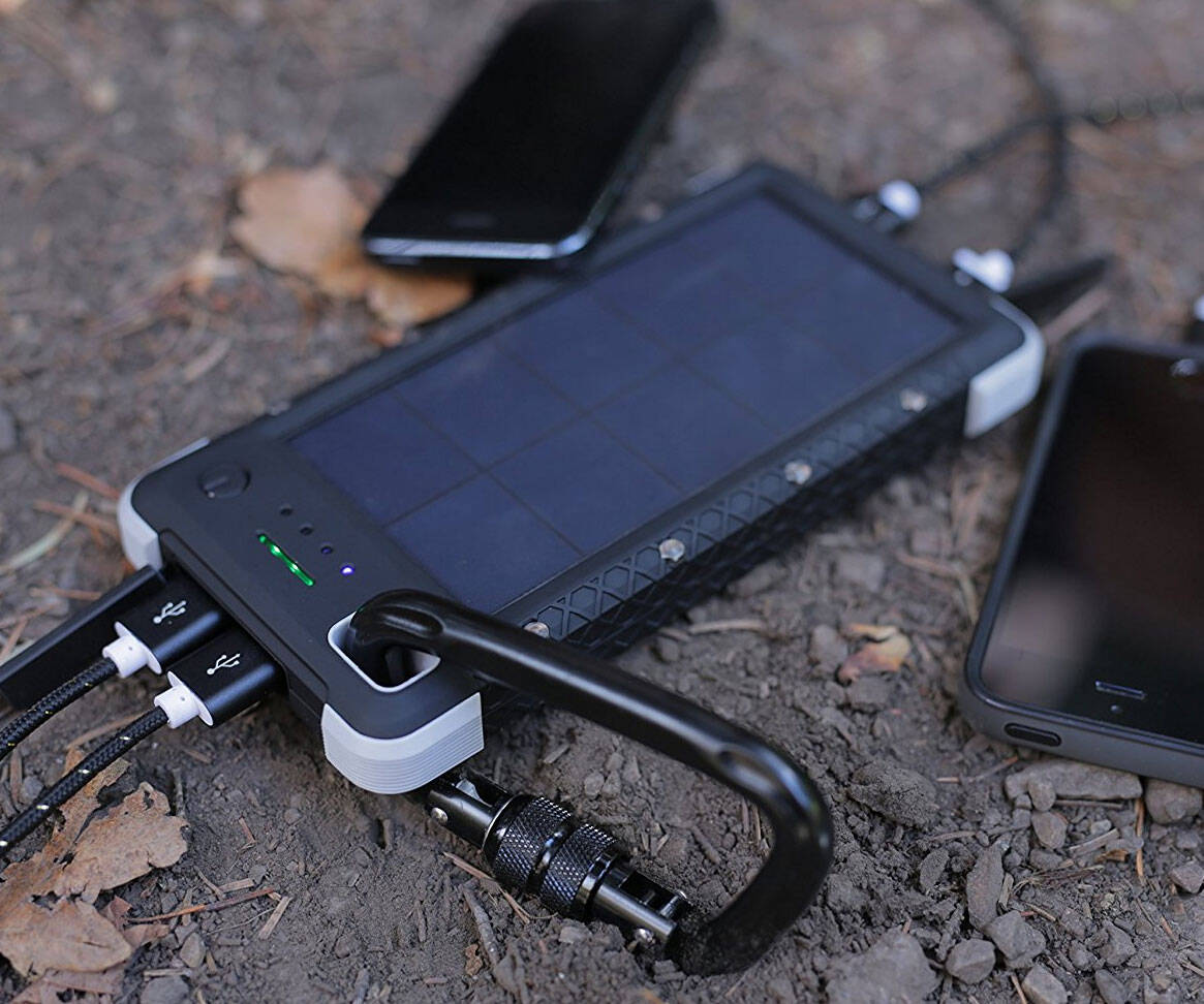 Rugged Solar Charger & Flashlight