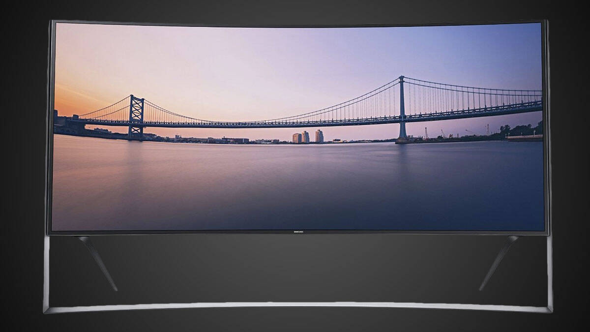 Samsung Curved 105-Inch 4K Ultra HD TV - coolthings.us