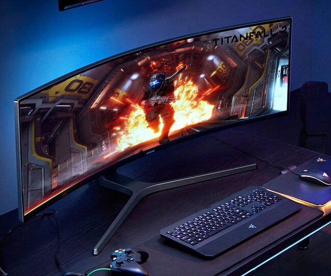 Samsung Curved 49-Inch Gaming Monitor - coolthings.us