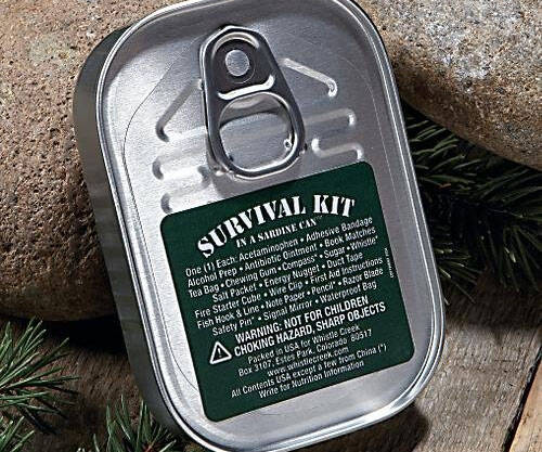 Sardine Can Survival Kit - coolthings.us