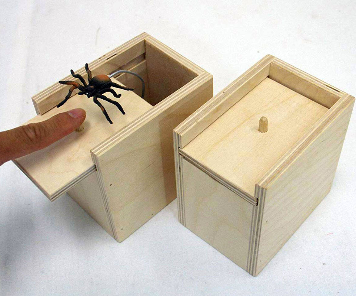 Scare Box Spider Prank - coolthings.us
