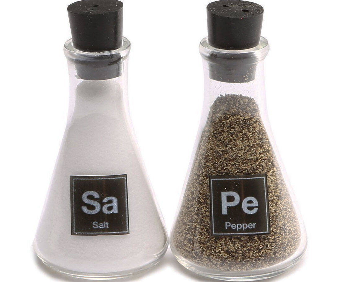 Science Flask Salt and Pepper Shakers - coolthings.us