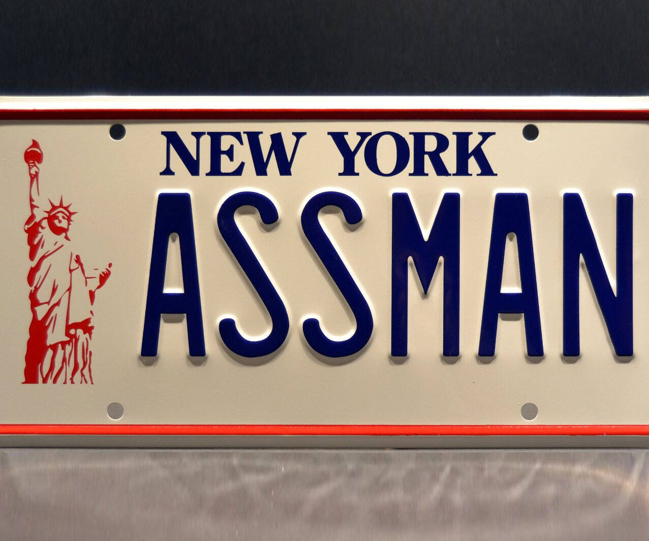 Seinfeld Kramer's Ass Man License Plate - //coolthings.us