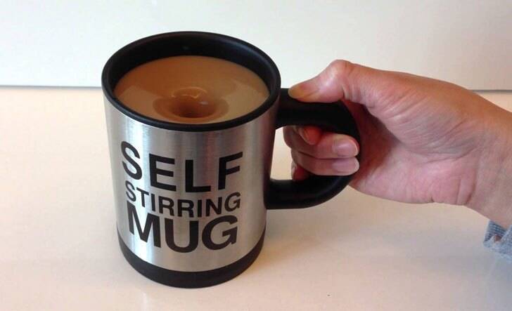 Self Stirring Coffee Mug