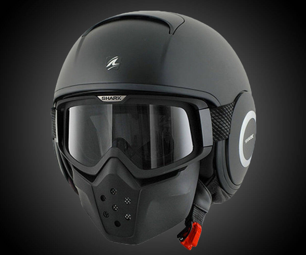 Shark RAW Blank Motorcycle Helmet