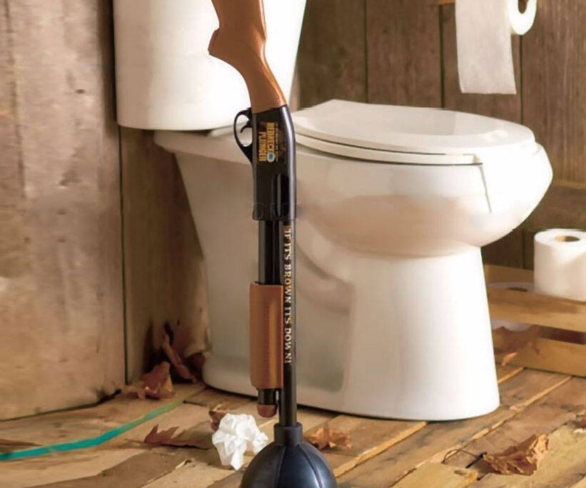 Shotgun Toilet Plunger - //coolthings.us