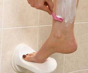 Shower Shaving Foot Rest - //coolthings.us