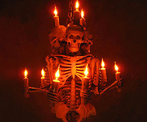 Skeleton Chandelier - //coolthings.us