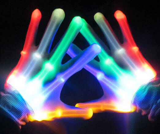 Skeleton LED Gloves - coolthings.us