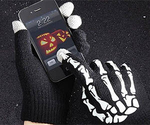 Skeleton Touch Screen Gloves