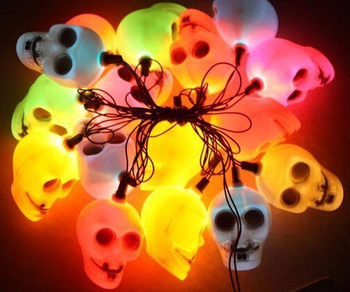 Skull String Lights