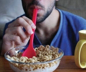 Slurpable Cereal Straw Spoon