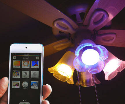 Smartphone Controlled Light Bulbs - //coolthings.us