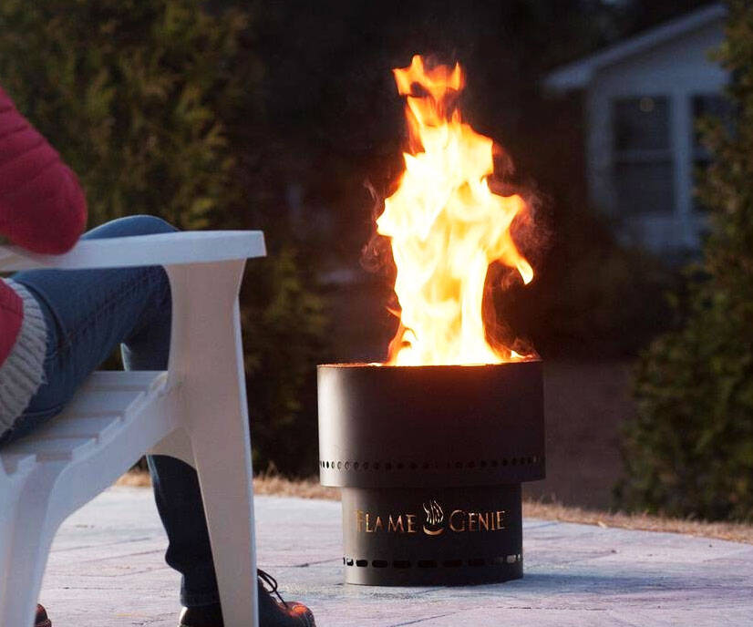 Smoke-Free & Spark-Free Portable Fire Pit - http://coolthings.us