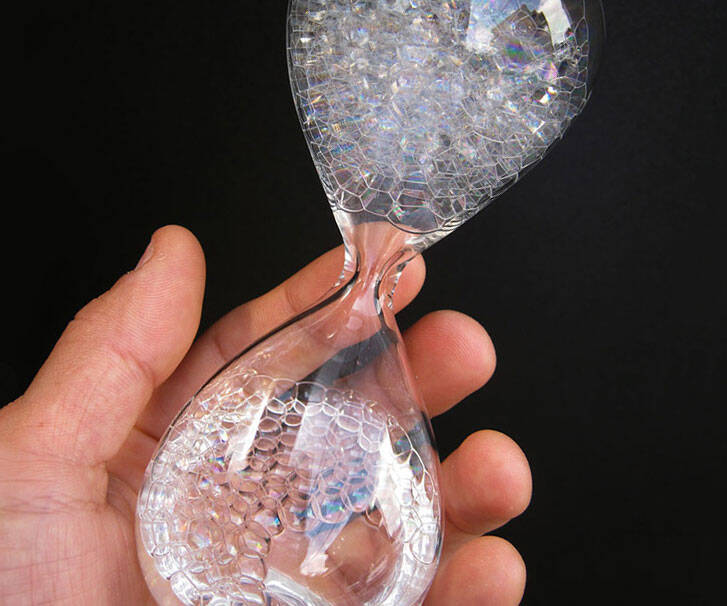 Soap Bubble Hourglass