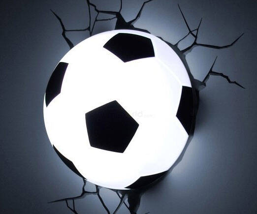 3D Soccer Ball Lamp - //coolthings.us