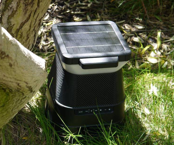 Solar Powered Bluetooth Speaker - coolthings.us