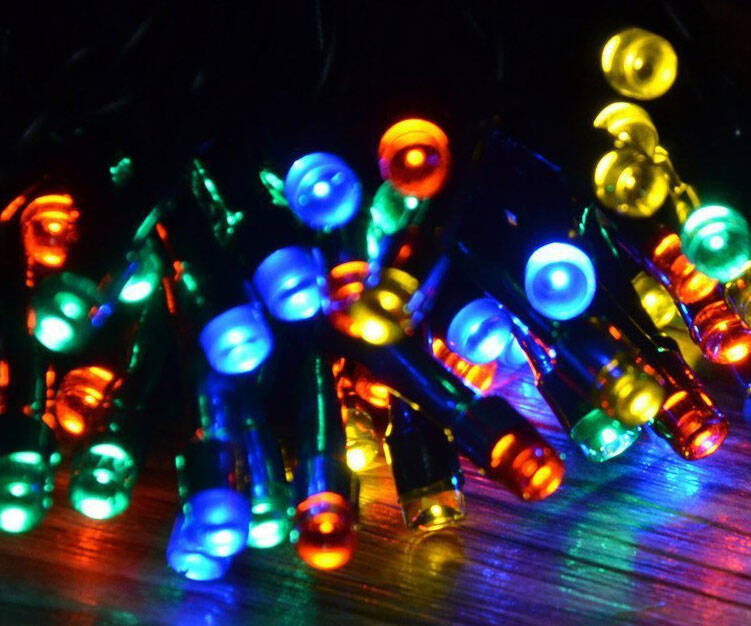 Solar Powered Christmas Lights