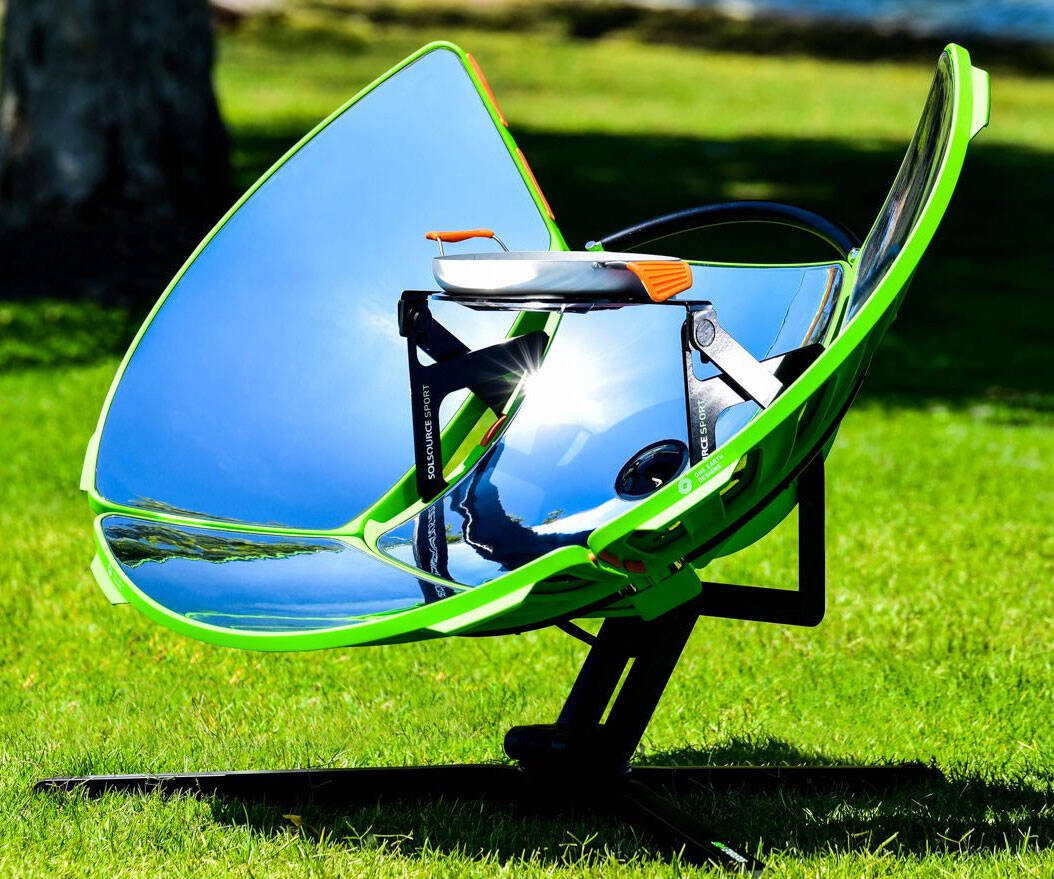 Solar Powered Camping Grill