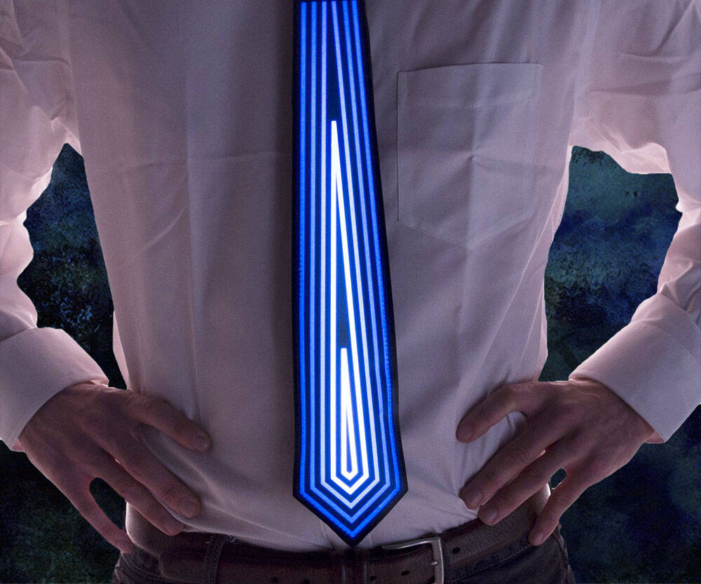 Sound Activated Light Up Tie - coolthings.us