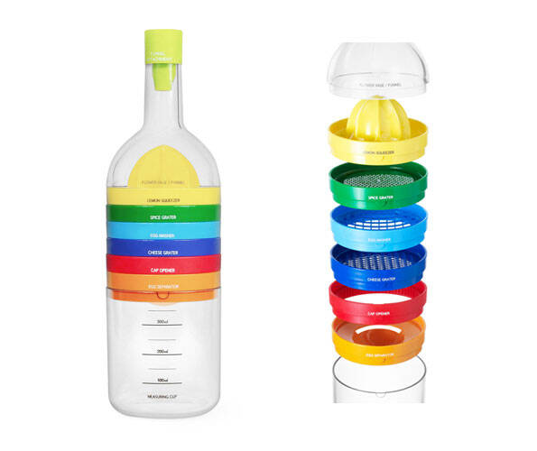 Cooking Kit in Wine Bottle 