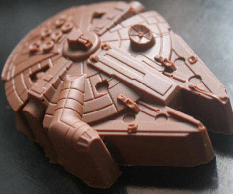 Millennium Falcon Chocolate Mold - //coolthings.us