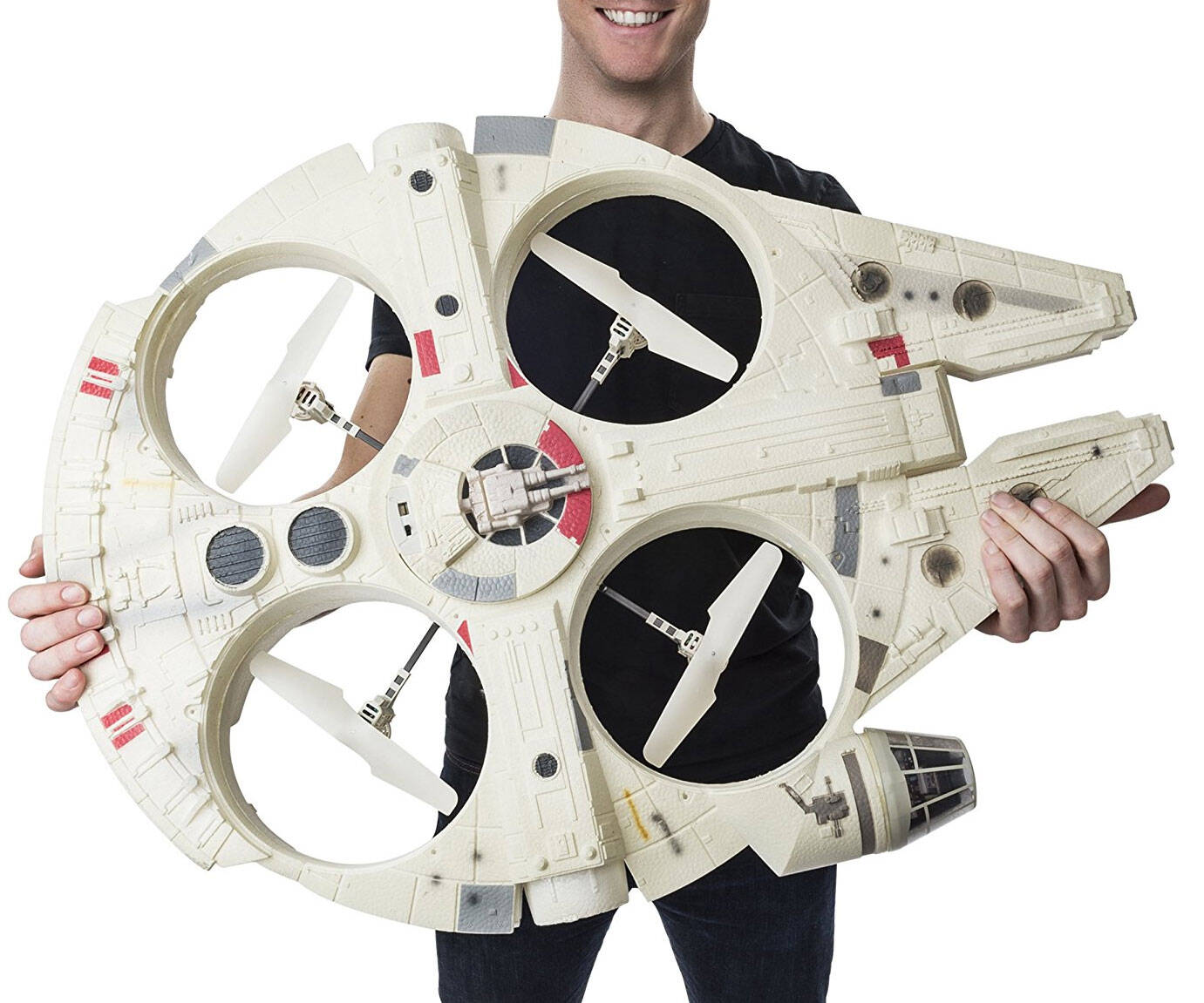 Giant Flying Millennium Falcon Drone - //coolthings.us