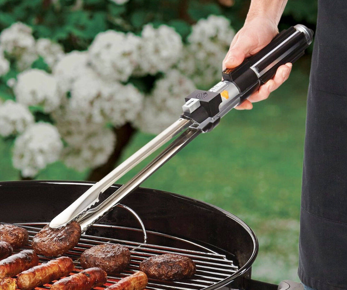 Lightsaber BBQ Tongs