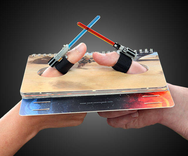 Star Wars Lightsaber Thumb Wrestling - coolthings.us