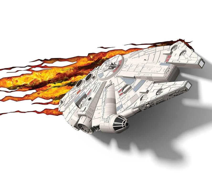 Star Wars Millennium Falcon 3D Light - //coolthings.us