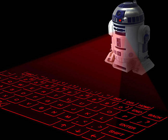 R2-D2 Keyboard Projector - //coolthings.us