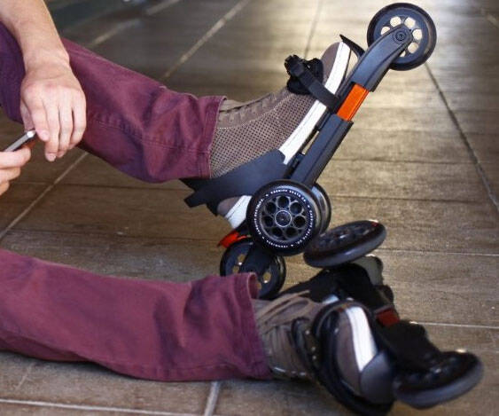Strap-on Roller Skates - coolthings.us