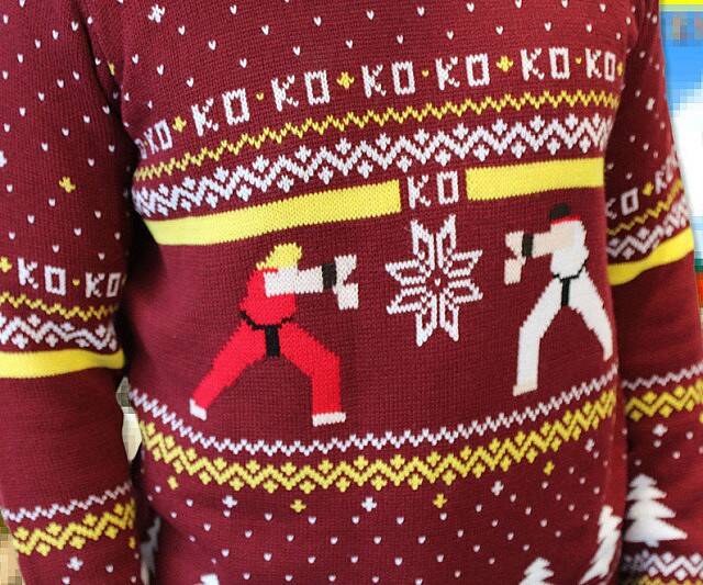 Street Fighter Ugly Christmas Sweater - coolthings.us