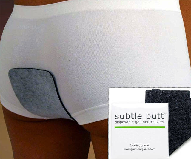 Subtle Butt Disposable Gas Neutralizers - //coolthings.us