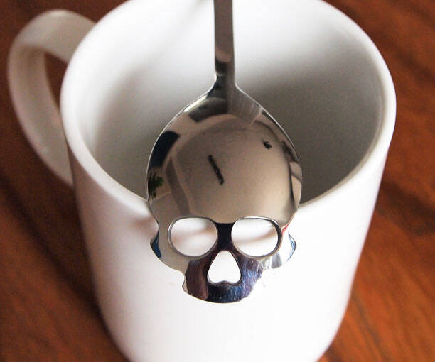 Skull Sugar Spoon - coolthings.us