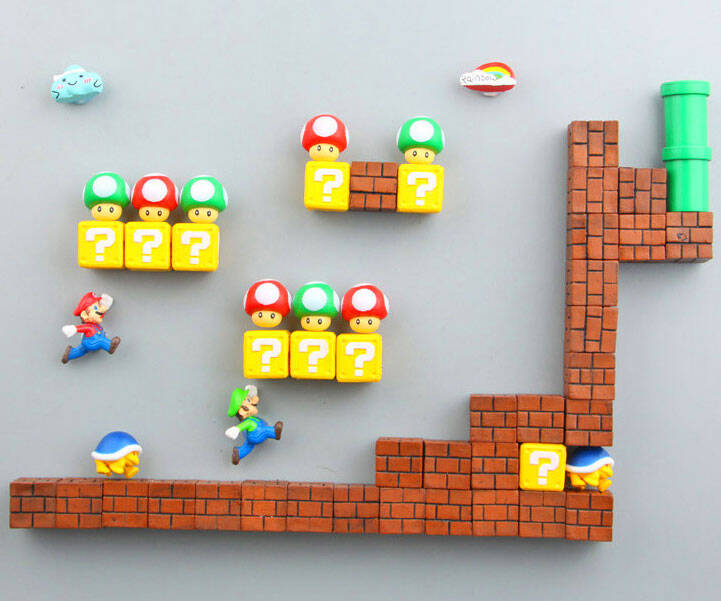 Super Mario Refrigerator Magnets - coolthings.us