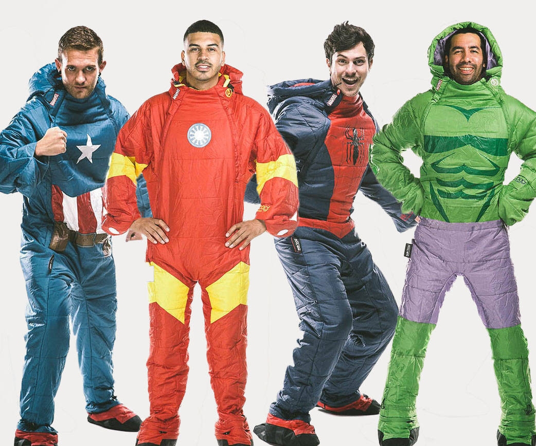 Wearable Superhero Sleeping Bags - coolthings.us