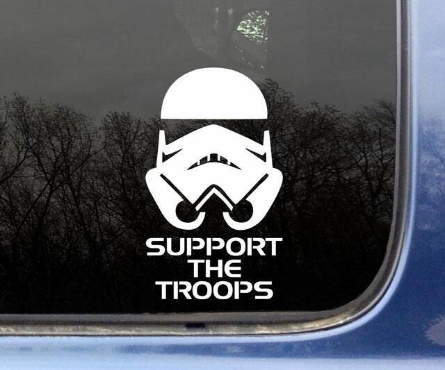Support The Storm Troops Decal
