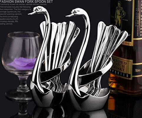 Swan Cutlery Holder