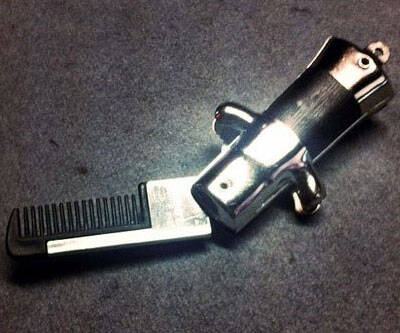 Switchblade Mustache Comb