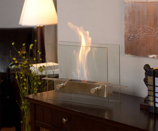 Tabletop Fireplace - coolthings.us