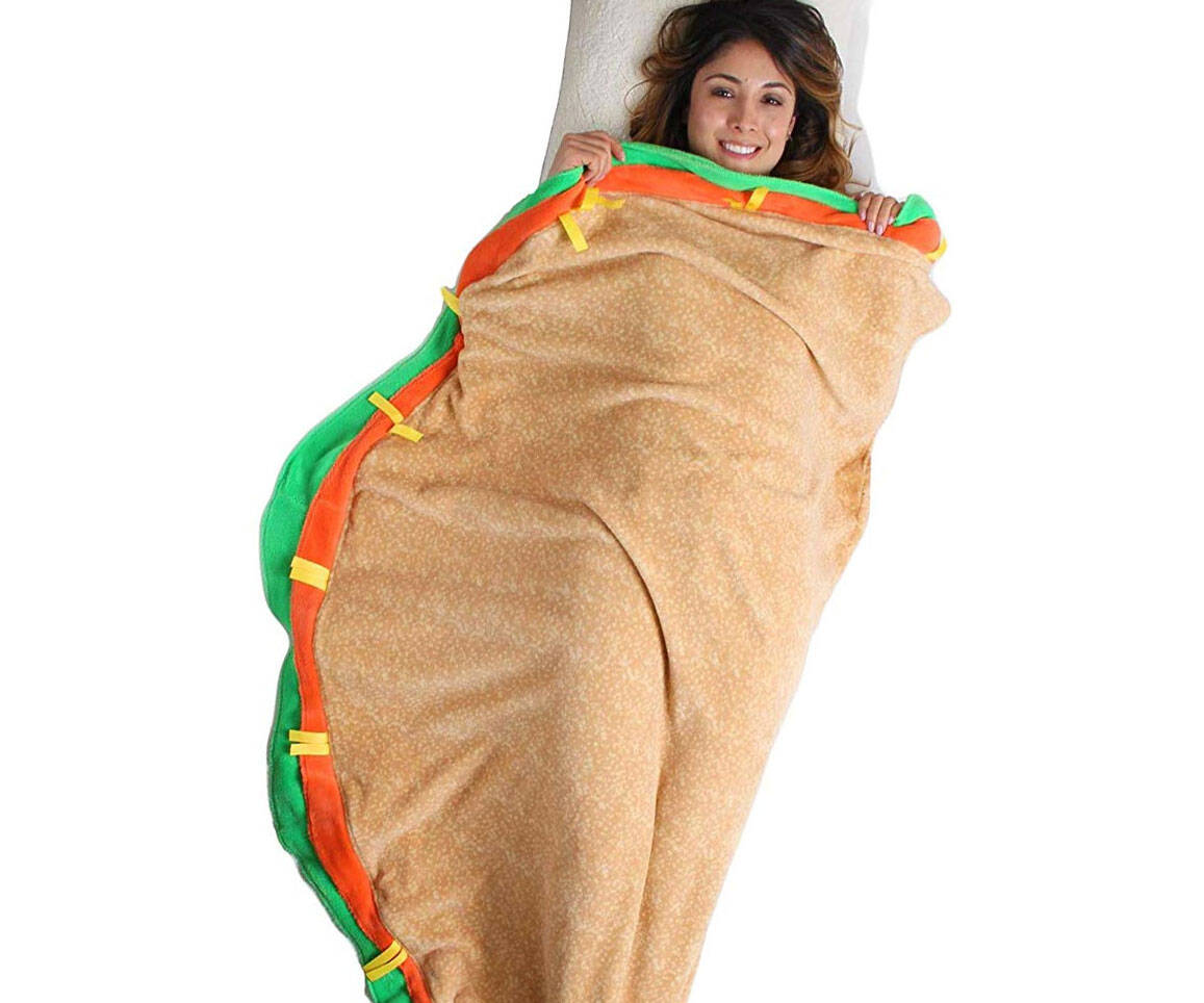 Taco Sleeping Bag Blanket - //coolthings.us