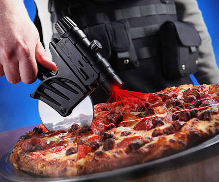 Tactical Laser Guided Pizza Cutter - coolthings.us