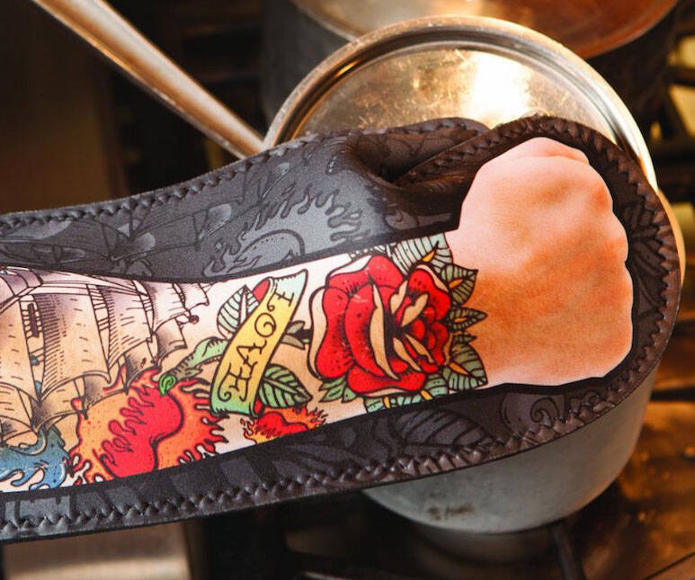 Tattoo Oven Mitt