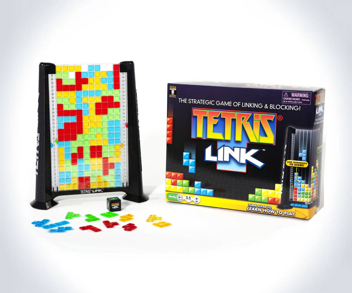 Connect Four Tetris Game - //coolthings.us